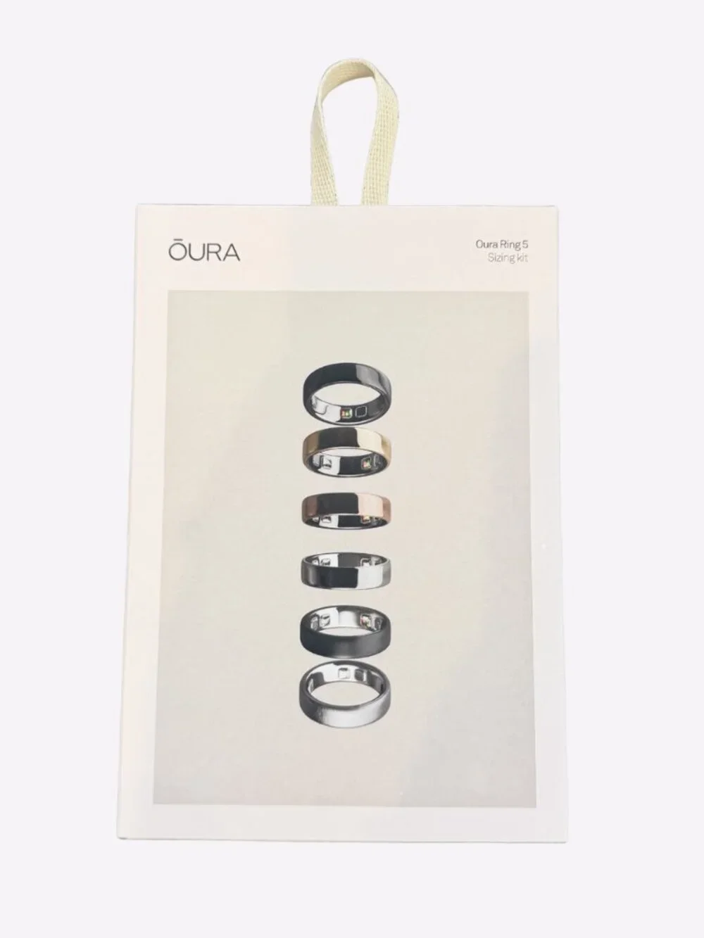 Oura Ring 5 Sizing Kit Opened